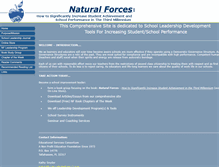 Tablet Screenshot of naturalforces.org